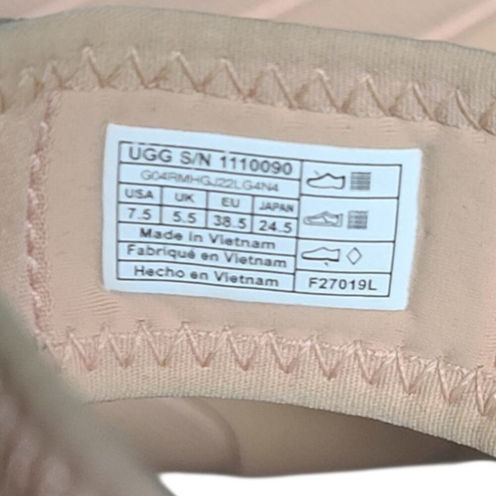 UGG LA Cloud Sport Sandal Pink Platform Strappy 7.5 - Picture 6 of 6